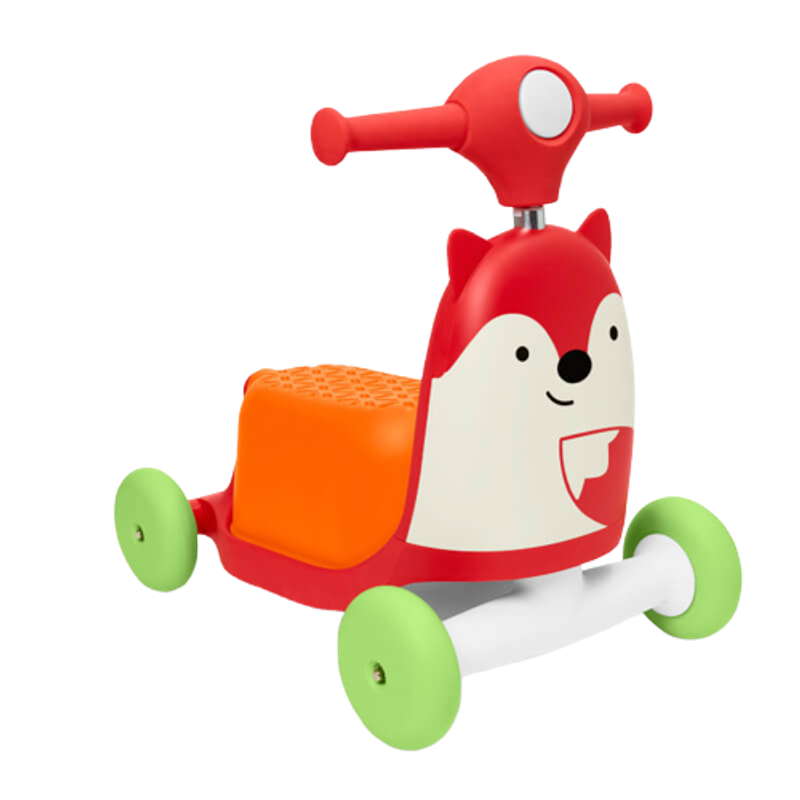 Zoo 3 in 1 Ride On Toy - Fox