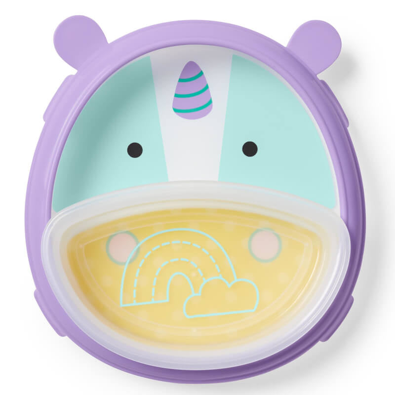 Skip Hop Zoo Smart Serve Plate & Bowl - Unicorn