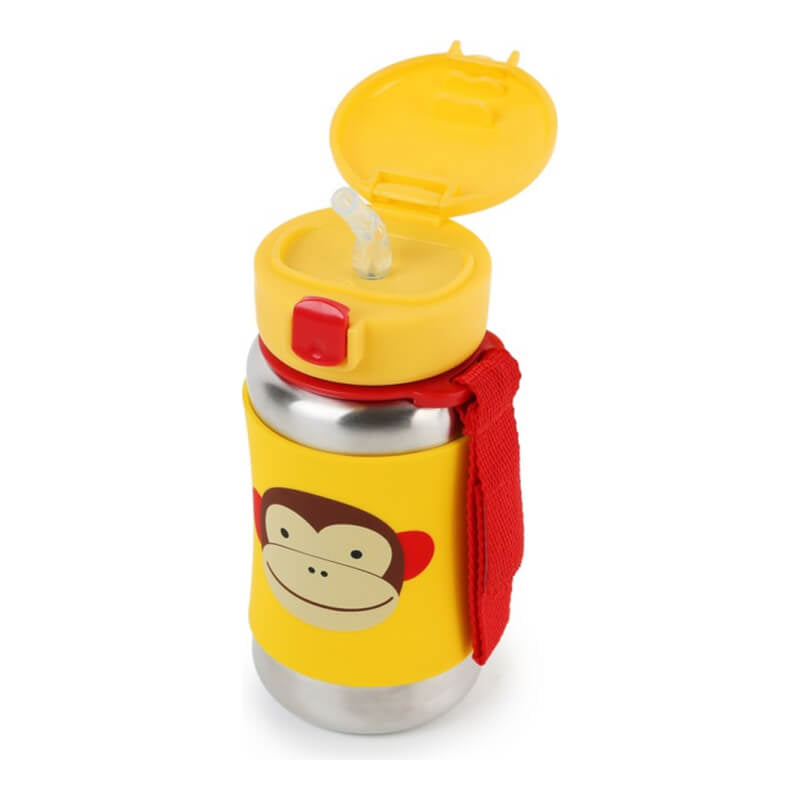 Skip Hop Zoo Stainless Steel Bottle - Monkey