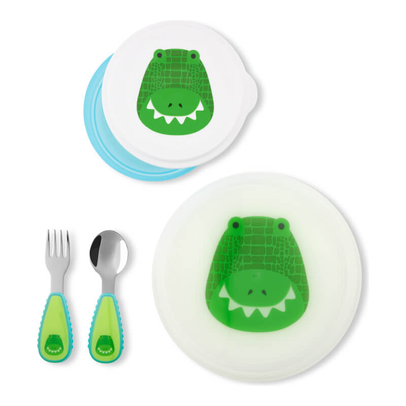 Skip Hop Zoo Table Ready Mealtime Set - Crocodile