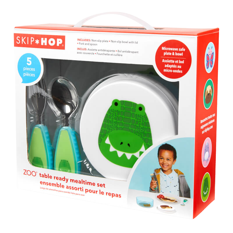 Skip Hop Zoo Table Ready Mealtime Set - Crocodile