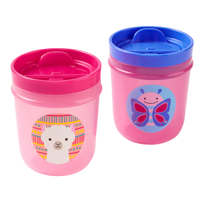 Skip Hop Zoo Tumbler Cups 2-Pack - Butterfly & Llama
