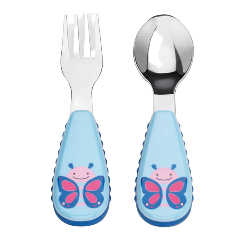 Skip Hop Zootensils Fork & Spoon - Butterfly