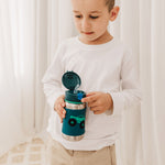 Spark Style Stainless Steel Straw Bottle 350ml