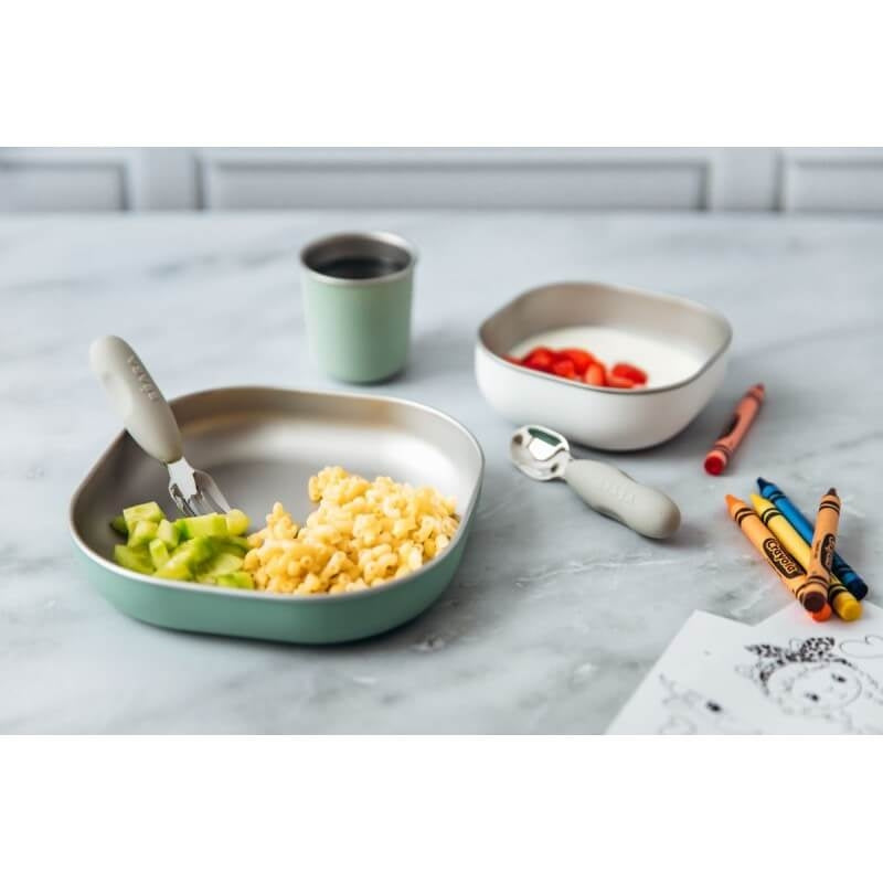 Stainless Steel Meal Set - Sage Green
