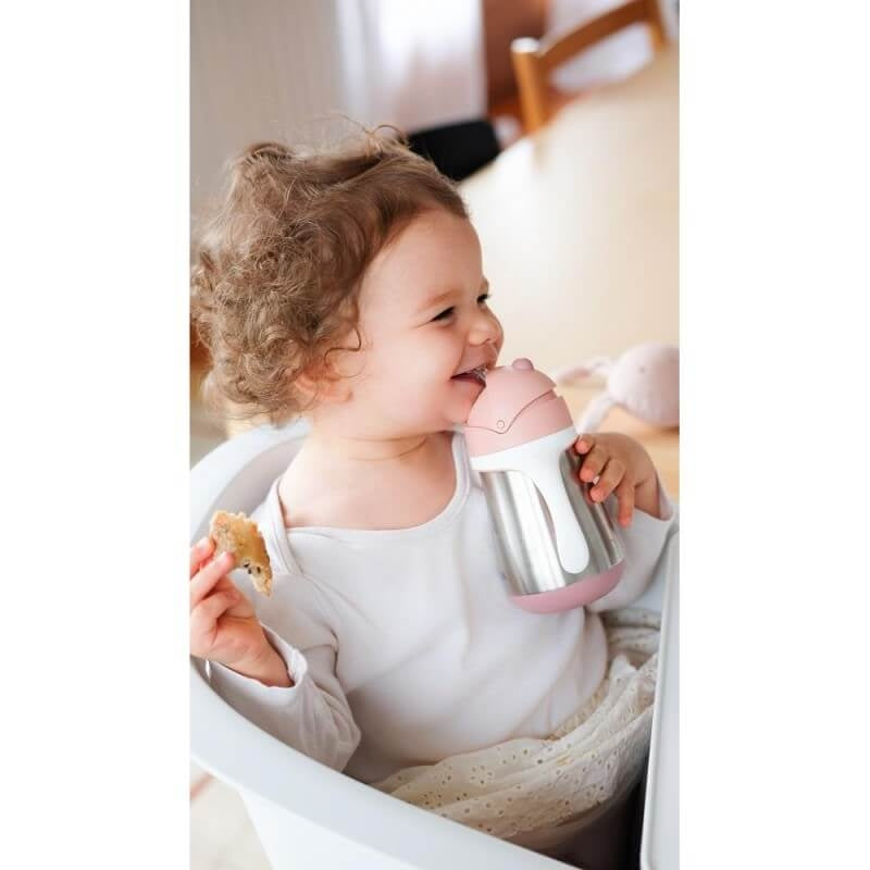 Stainless Steel Straw Cup 250ml