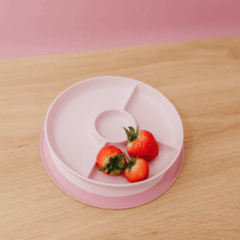Stick & Stay Suction Divided Plate