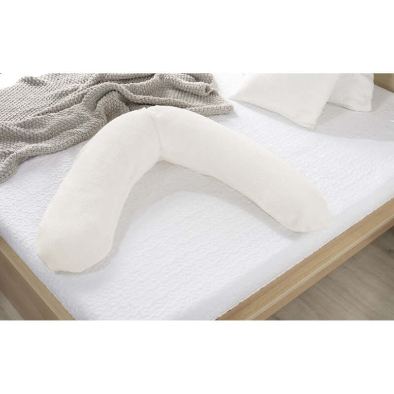 Theraline Pregnancy Pillow - Cream Fine Knit