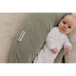 Maternity and Nursing Pillow - Sage Muslin