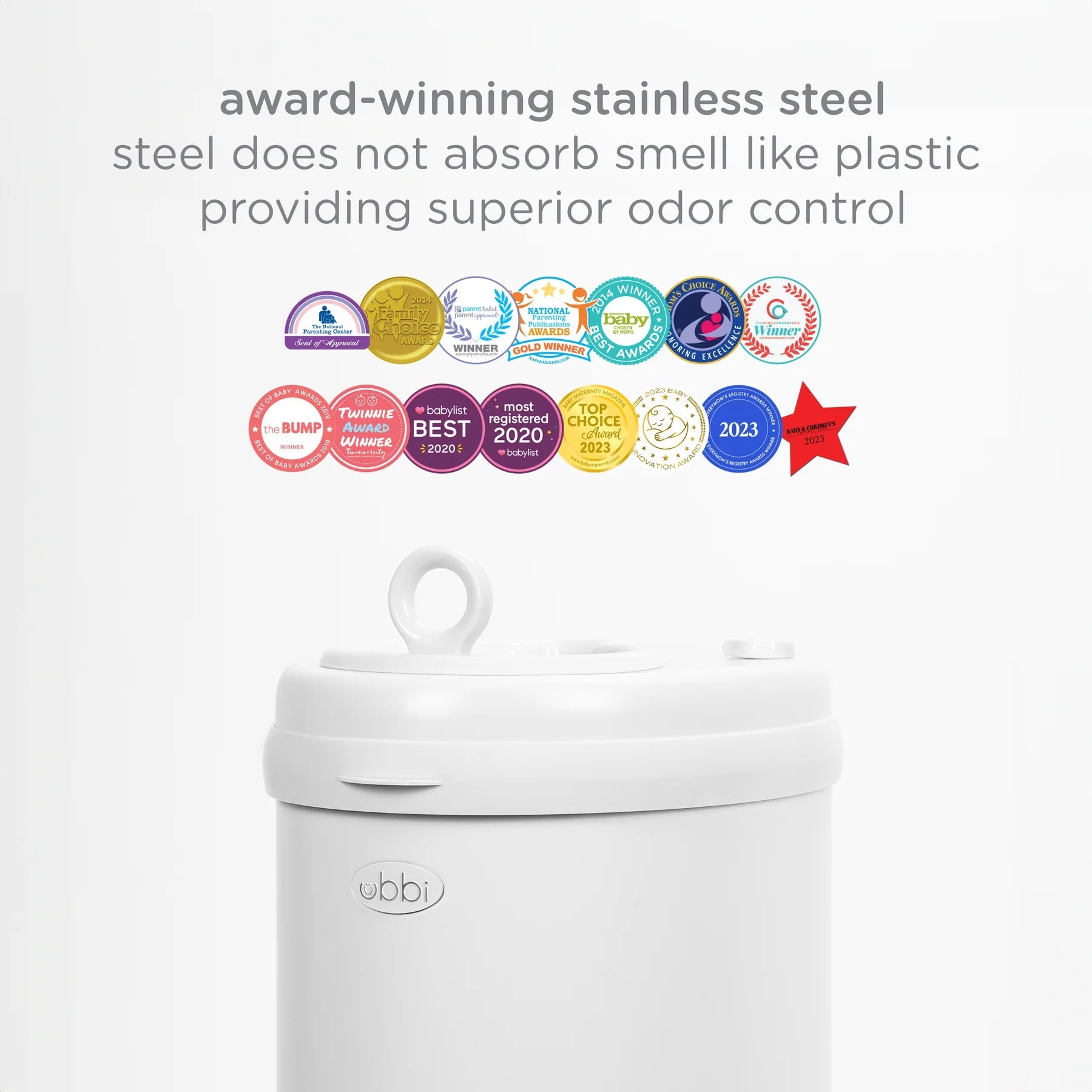 Nappy Bin - Matte Oat Milk