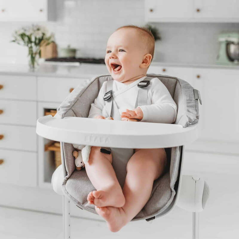 Beaba Up & Down High Chair - Grey/White