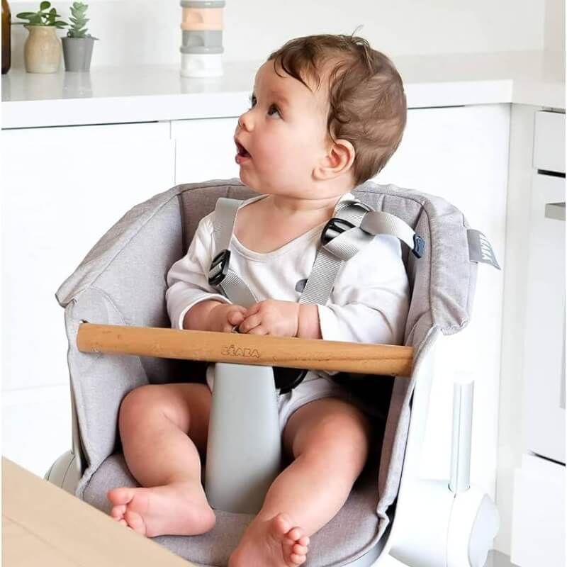 Beaba Up & Down High Chair - Grey/White
