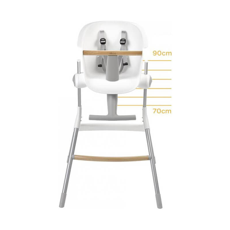 Beaba Up & Down High Chair - Grey/White