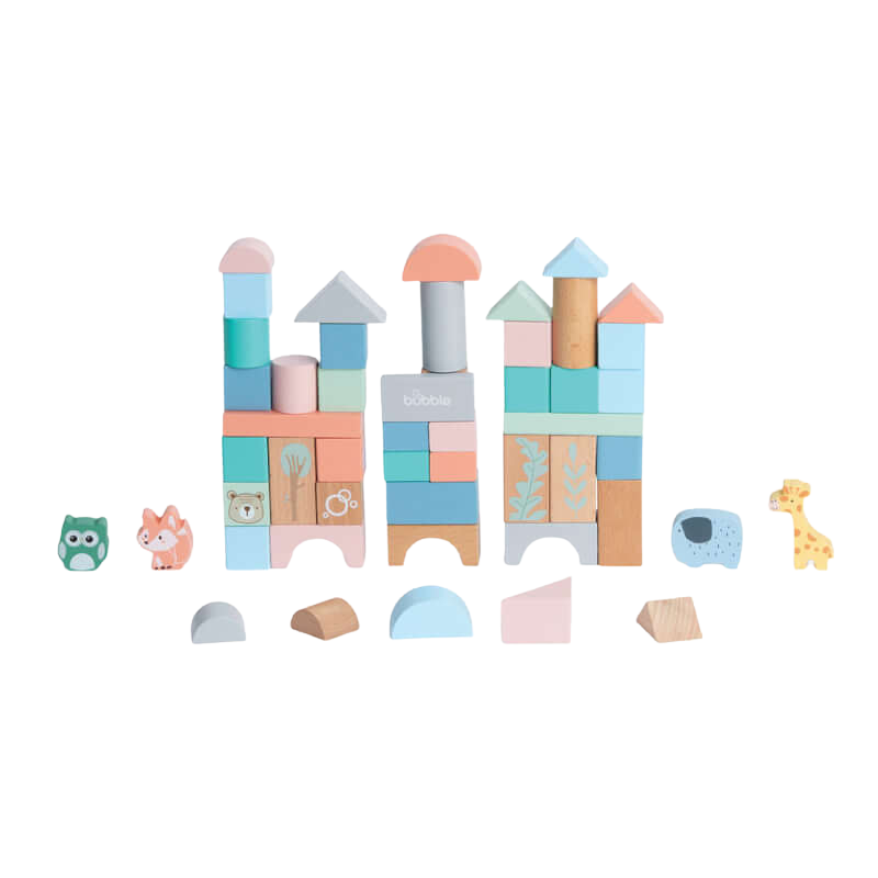 Bubble Wooden Activity Blocks