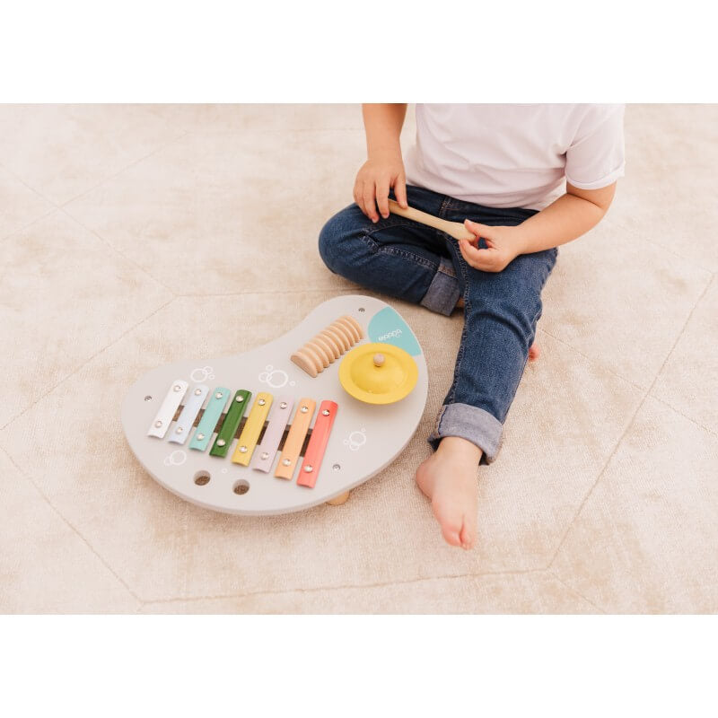 Bubble Wooden Music Table - Pastel