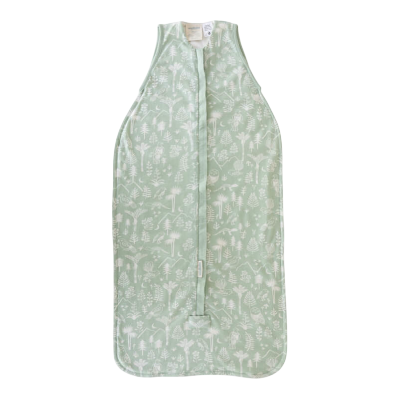 Woolbabe 3 Seasons Merino Sleeping Bag - Moss Wildernes