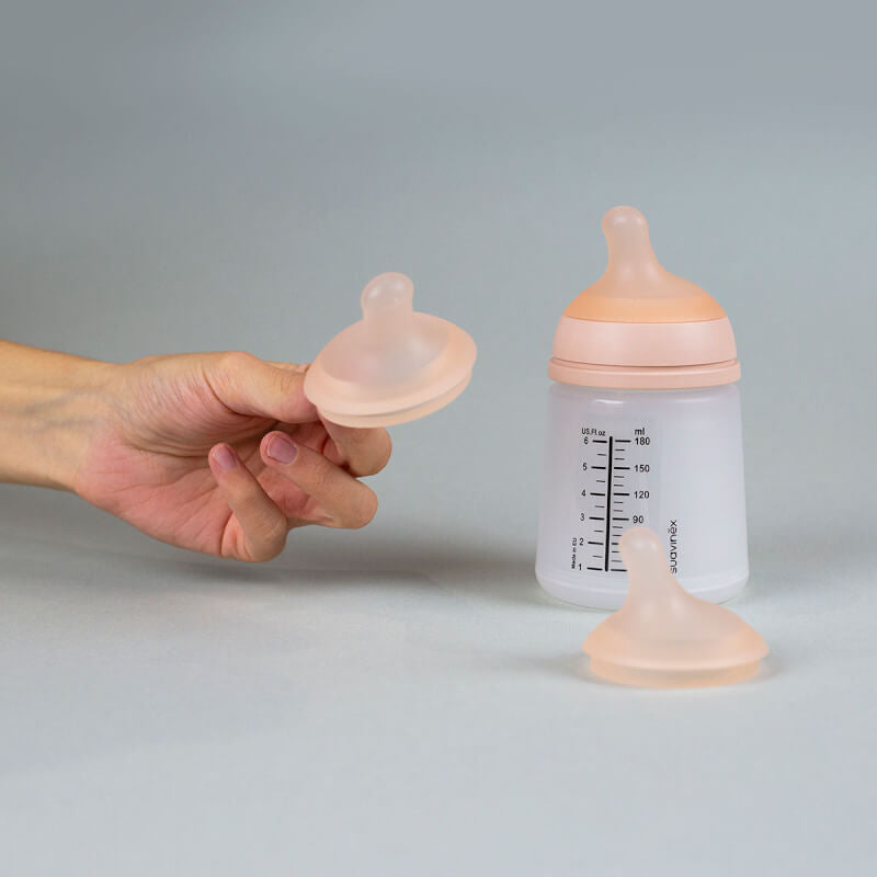 Suavinex Zero Zero Anti-Colic Bottle 180ml - Adaptable Flow 0+ Months