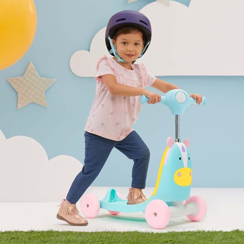 Zoo 3 in 1 Ride On Toy - Unicorn
