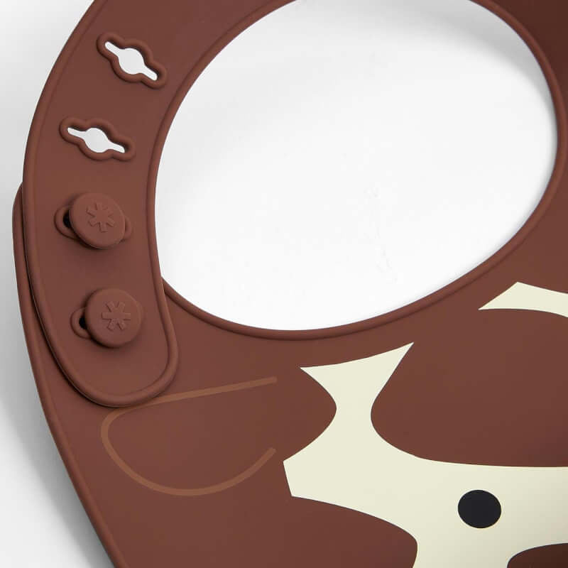 Skip Hop Zoo Fold & Go Silicone Bib - Giraffe