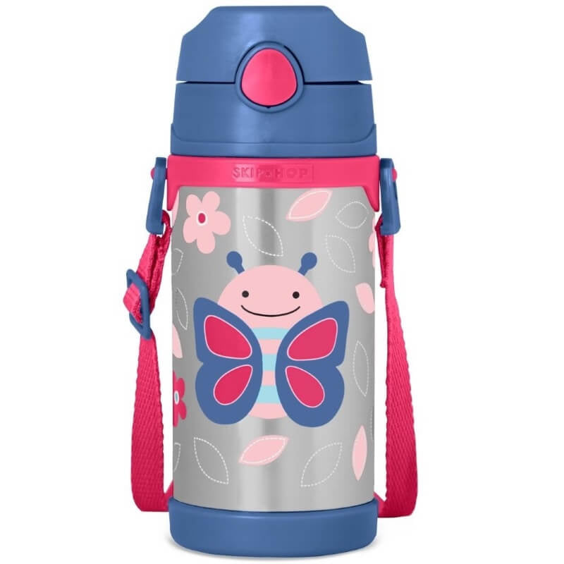 Skip Hop Zoo Insulated Straw Bottle