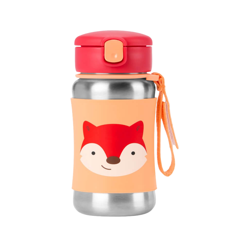 Zoo Stainless Steel Straw Bottle