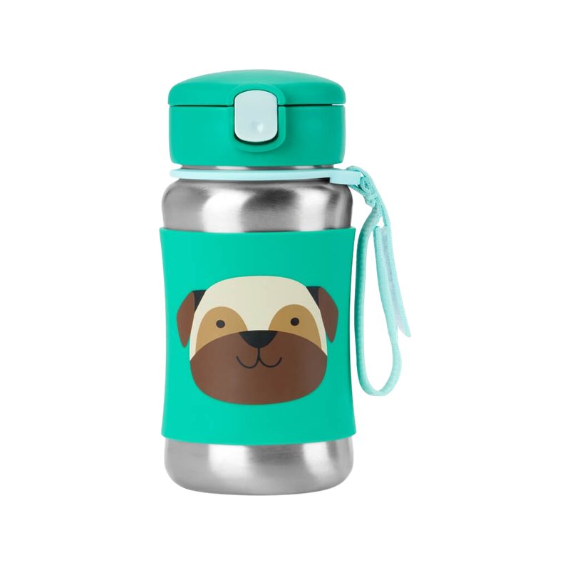 Skip Hop Zoo Stainless Steel Straw Bottle