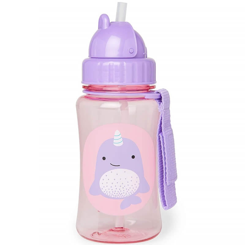 Skip Hop Zoo Straw Bottle - Narwhale