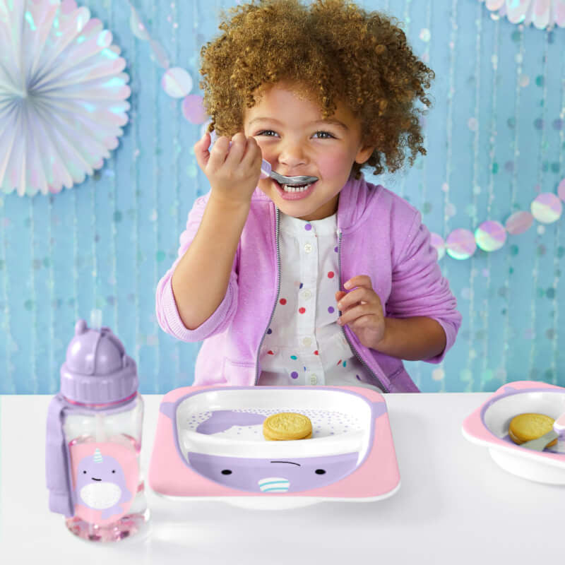 Skip Hop Zootensils Fork & Spoon - Narwhal